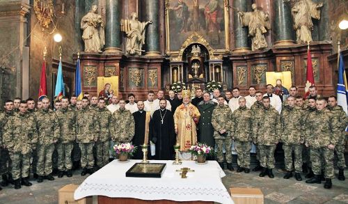 Гарнізонний храм м. Львова відсвяткував свою 3-тю річницю Гарнізонний храм м. Львова відсвяткував свою 3-тю річницю